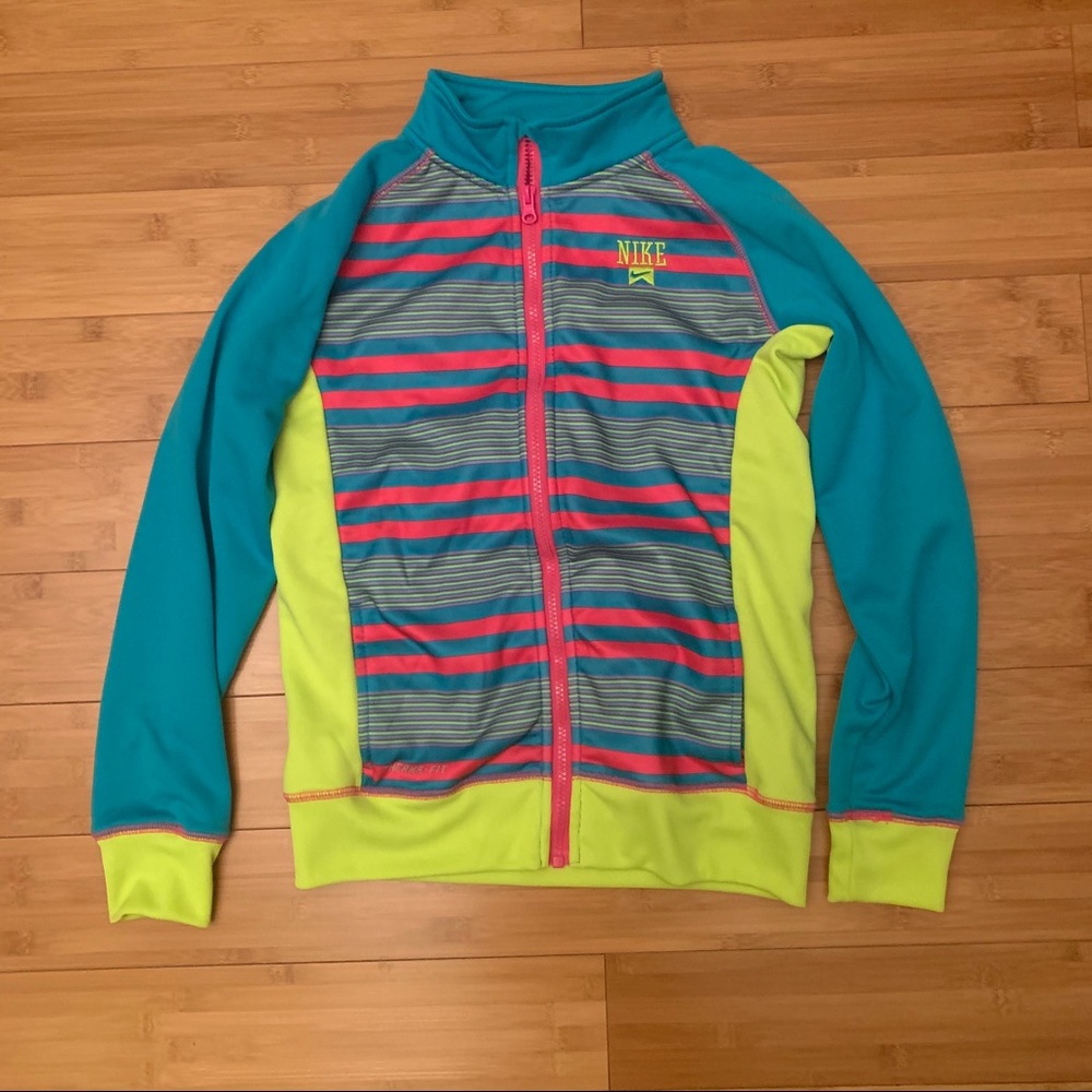 Nike track jacket zip up